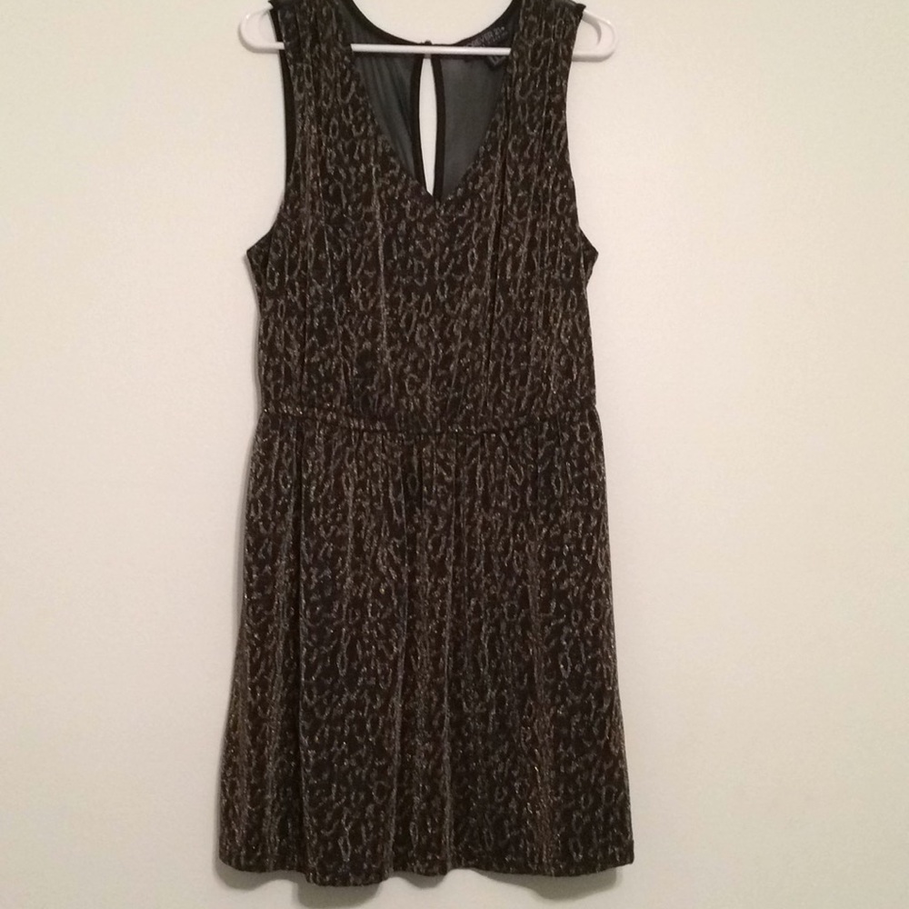 Forever 21+ black and gold dress!